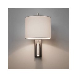 Obrázek pro produkt Nástěnná základna Ravello LED nikl 40W E27 a 2W LED (starý kód: AST 7458) - ASTRO Lighting