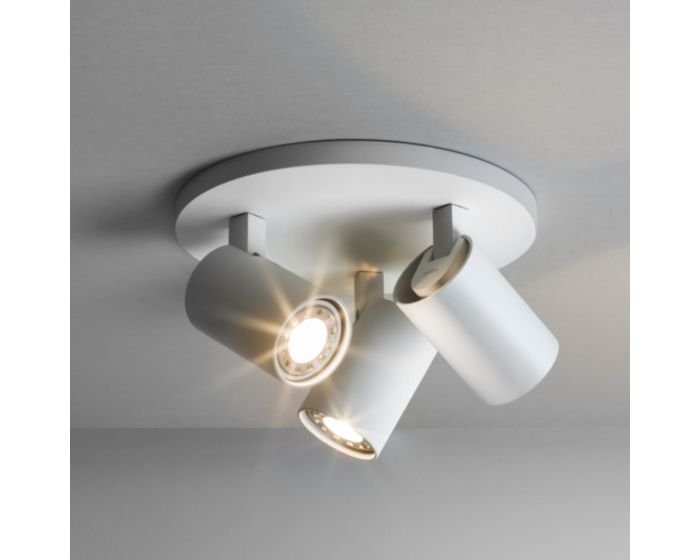 Levně AST 1286002 Spotové svítidlo Ascoli Triple Round bílá 3x50W GU10 (starý kód: AST 6143) - ASTRO Lighting