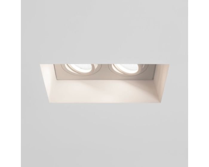 Levně AST 1253006 Zápustné svítidlo Blanco Twin sádra 2x50W GU10 (starý kód: AST 7344) - ASTRO Lighting