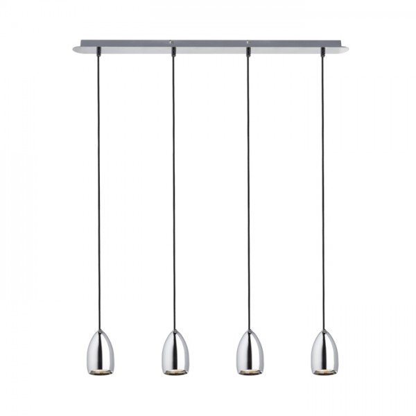 Levně RED R12083 BABADES IV závěsná chrom 230V GU10 4x50W - RED - DESIGN RENDL