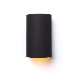 Obrázek pro produkt RON W 15/25 nástěnná Polycotton černá / zlatá fólie 230V E27 28W - RED - DESIGN RENDL