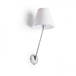 Obrázek pro produkt SILENCE nástěnná bílá chrom 230V E27 42W - RED - DESIGN RENDL