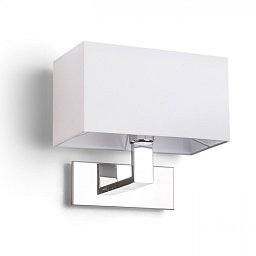 Obrázek pro produkt PLAZA nástěnná bílá chrom 230V E27 42W - RED - DESIGN RENDL