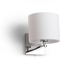 Obrázek pro produkt PENTHOUSE nástěnná bílé PVC chrom 230V E27 42W - RED - DESIGN RENDL
