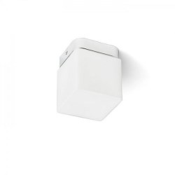 Obrázek pro produkt ESICA SQ stropní opálové sklo/chrom 230V LED 6W IP44 3000K - RED - DESIGN RENDL