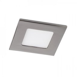 Obrázek pro produkt SLENDER SQ 8 zápustná černý chrom 230V LED 3W 3000K - RED - DESIGN RENDL