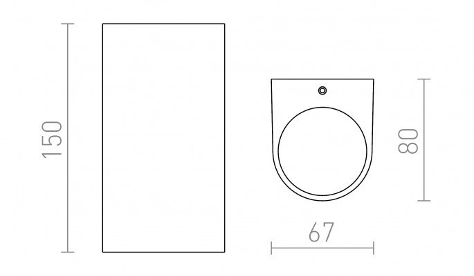 RED R12022 ZACK II antracitová 230V LED 2x3W IP54 3000K - RED - DESIGN RENDL (obrázek 6)