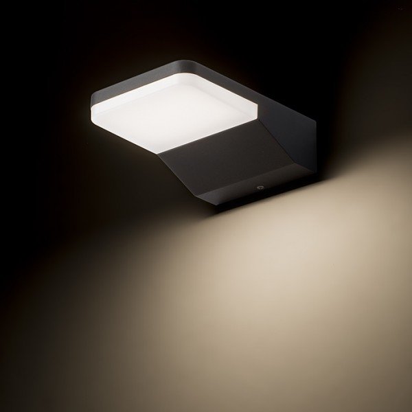 RED R11946 VIRGO nástěnná antracitová 230V LED 9W IP65 3000K - RED - DESIGN RENDL (obrázek 3)