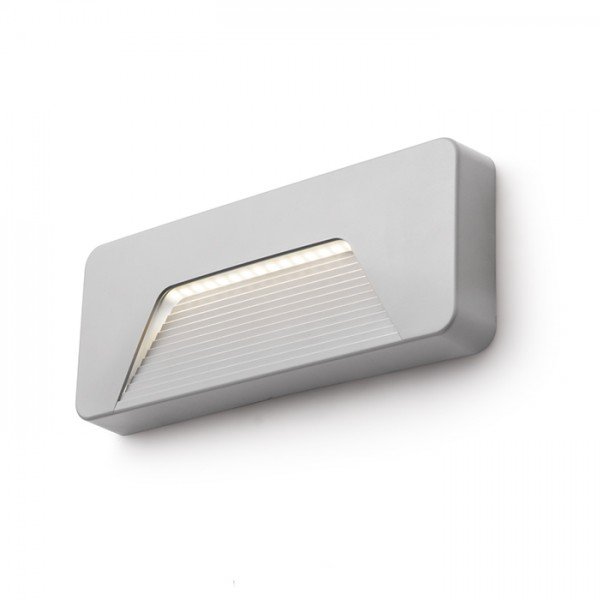 RED R11950 RENO SQ INDR nástěnná šedá 230V LED 3W IP65 3000K - RED - DESIGN RENDL