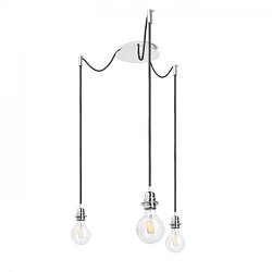 Obrázek pro produkt KOMBIX 3 závěsná sada BZ+ČK+CHO  230V E27 3x28W - RED - DESIGN RENDL