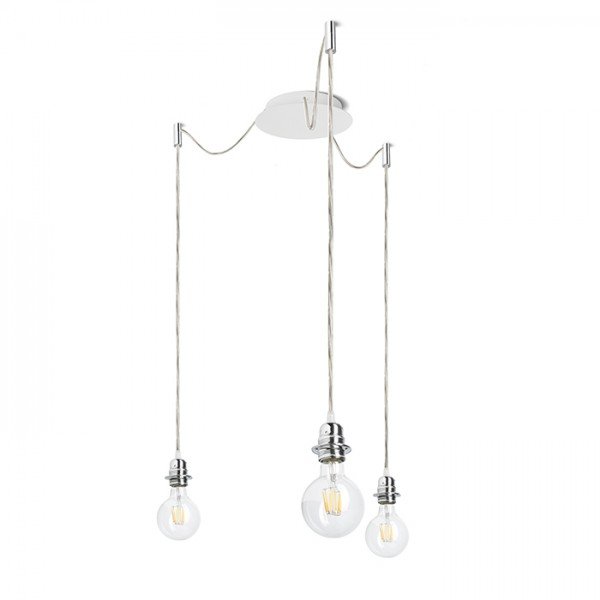 Levně RED R11782 KOMBIX 3 závěsná sada BZ+TK+CHO 230V E27 3x28W - RED - DESIGN RENDL