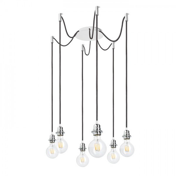 Levně RED R11780 KOMBIX 6 závěsná sada BZ+ČK+CHO 230V E27 6x28W - RED - DESIGN RENDL