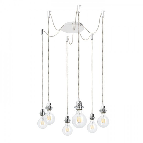 Levně RED R11783 KOMBIX 6 závěsná sada BZ+TK+CHO 230V E27 6x28W - RED - DESIGN RENDL