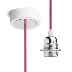 Obrázek pro produkt HEX závěsná sada BZ+FK+CHO+CHK1 230V E27 28W - RED - DESIGN RENDL