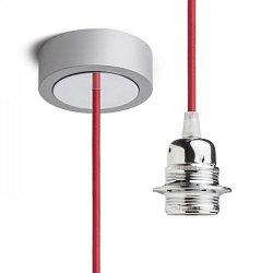 Obrázek pro produkt HEX závěsná sada SŠZ+ČEK+CHO+CHK1  230V E27 28W - RED - DESIGN RENDL