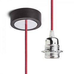 Obrázek pro produkt HEX závěsná sada ČZ+ČEK+CHO+CHK1  230V E27 28W - RED - DESIGN RENDL