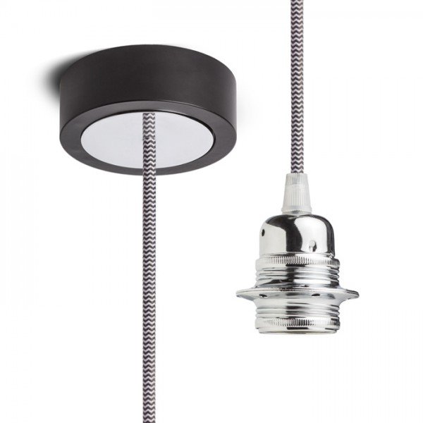 Levně RED R11910 HEX závěsná sada ČZ+Č/BK+CHO+CHK1 230V E27 28W - RED - DESIGN RENDL