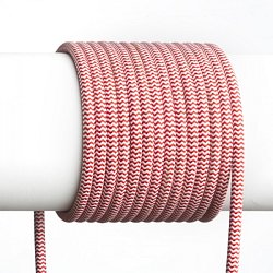 Obrázek pro produkt FIT textilní kabel 3X0,75 1bm červená/bílá - RED - DESIGN RENDL
