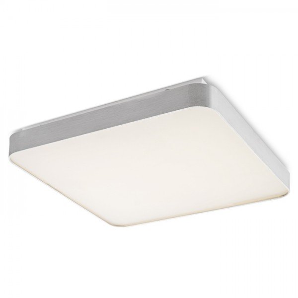 RED R12121 MENSA SQ 80 stropní česaný hliník 230V LED 138W 3000K - RED - DESIGN RENDL