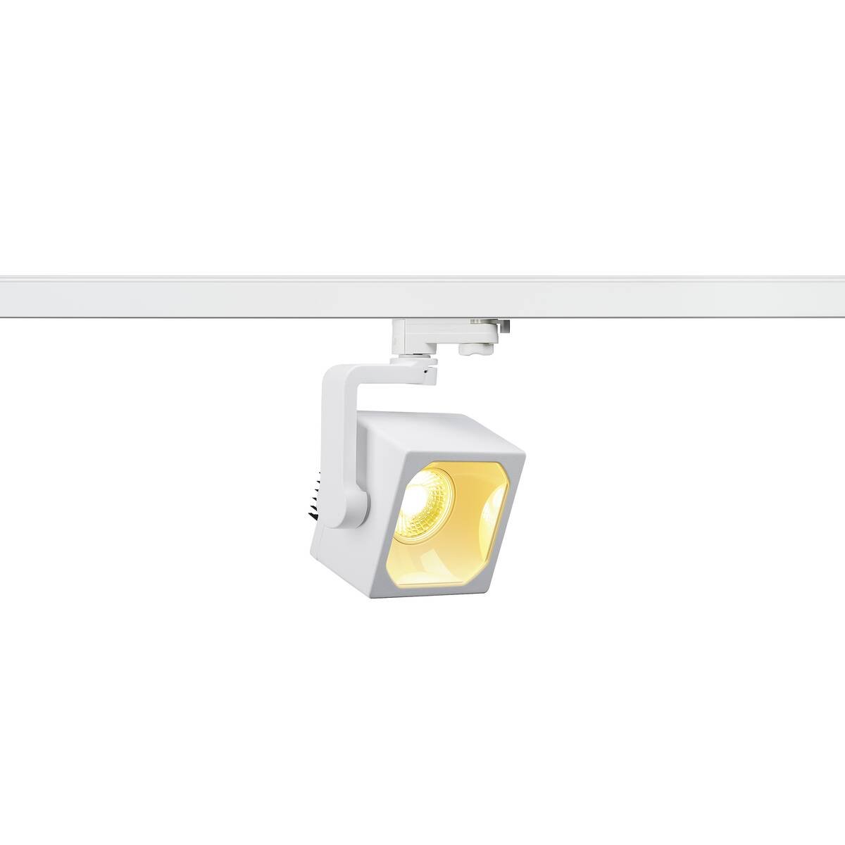 LA 152751 EURO CUBE pro tříokr. lištu bílá 230V LED 28.5W 60° 3000K - BIG WHITE (SLV)