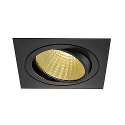 Obrázek pro produkt NEW TRIA DL čtvercová sada matná černá 230V/700mA LED 25W 30° 2700K - BIG WHITE (SLV)