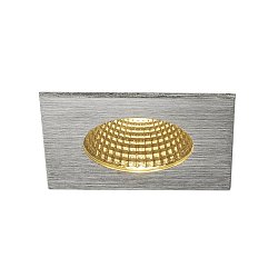 Obrázek pro produkt PATTA-I zápustná česaný hliník hranatá 230V/500mA LED 9W 38° 3000K - BIG WHITE (SLV)