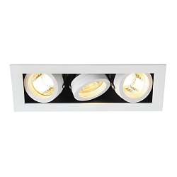 Obrázek pro produkt KADUX GU10 III matná bílá 230V GU10 3x50W - BIG WHITE (SLV)