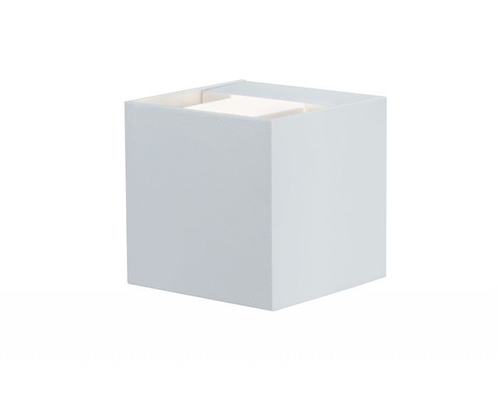 P 18001 Nástěnné svítidlo LED Cybo hranaté 2x3W bílá 80x80mm - PAULMANN