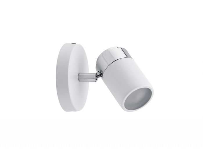 P 66710 Spotové svítidlo Zyli bílá/chrom max.1x10W GU10 IP44 - PAULMANN