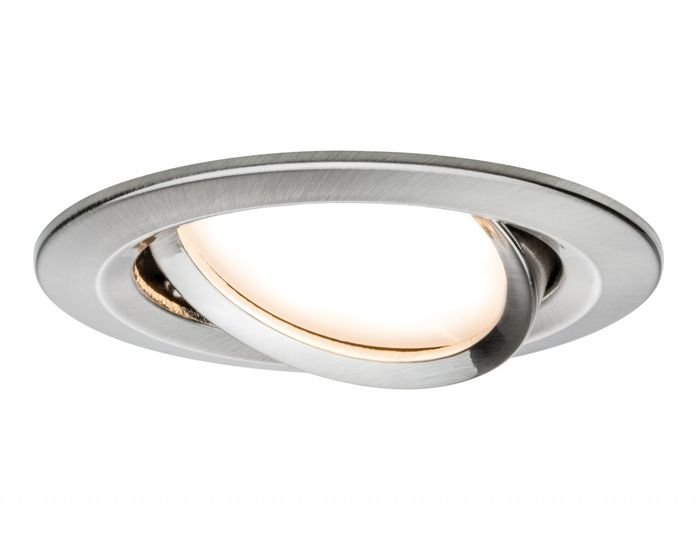 P 93877 Zápustné svítidlo LED Coin Slim IP23 kulaté 6,8W železo 1ks stmívatelné, výklopné - PAULMANN (obrázek 5)