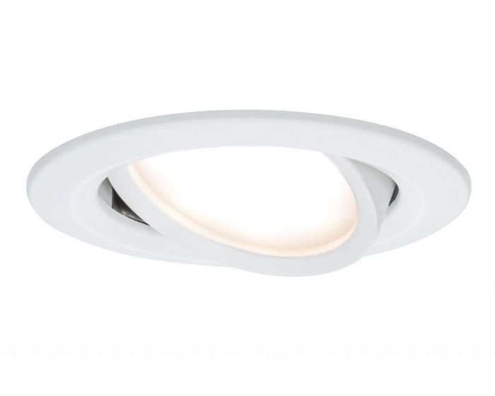 P 93876 Zápustné svítidlo LED Coin Slim IP23 kulaté 6,8W bílá 1ks stmívatelné, výklopné - PAULMANN (obrázek 2)