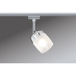 Obrázek pro produkt URail spot Blossom matný chrom čiré / satin sklo max. 10W G9 - PAULMANN