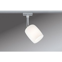 Obrázek pro produkt URail spot Blossom matný chrom satin sklo max. 10W G9 - PAULMANN