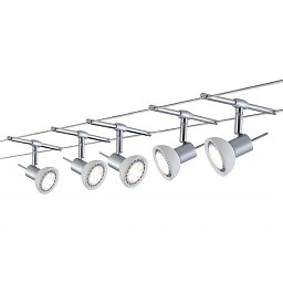 Obrázek pro produkt Lankový systém Sheela matný chrom max. 5x 10W GU5,3 - PAULMANN