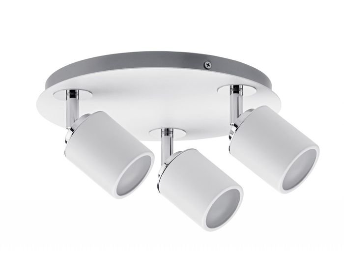P 66719 Spotové svítidlo Tube bílá/chrom max.3x10W GU10 IP44 - PAULMANN (obrázek 3)