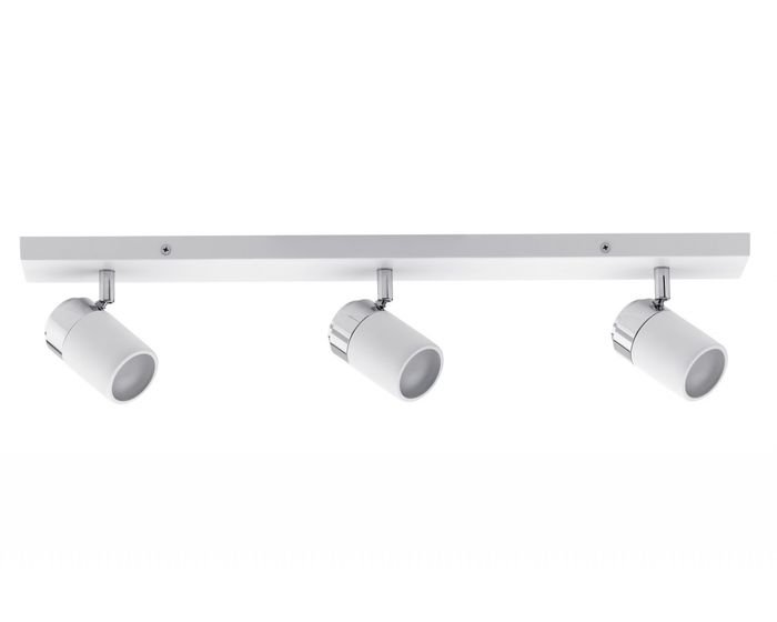 P 66713 Spotové svítidlo Zyli bílá/chrom max.3x10W GU10 IP44 - PAULMANN