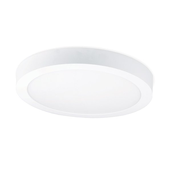 KHL K51700.05.SR.WH-WH.OP.ST.8.30 Stropní svítidlo DISC bílé LED 36W 3000K Ø400mm kulaté - KOHL-Lighting (starý kód: KHL K50224.W.3K)