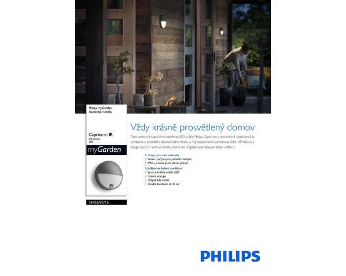PH 16456/93/16 Capricorn SVÍTIDLO VENKOVNÍ 16456/93/16 - Philips (915005193001) (obrázek 6)