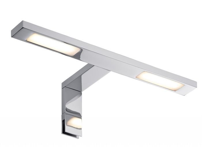 P 99385 Svítidlo nad zrcadlo a skříň Galeria LED Double Hook 2x3,2W chrom - PAULMANN