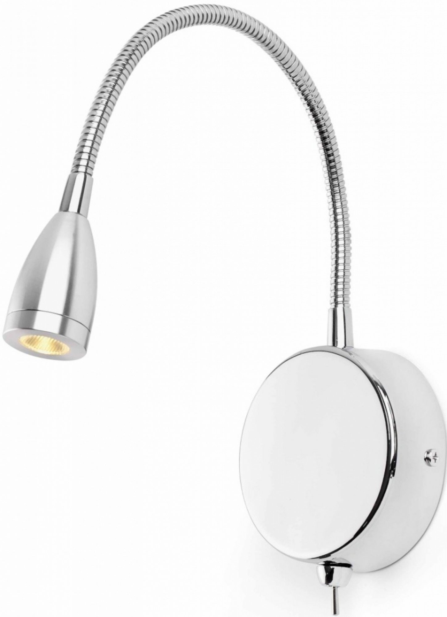 Levně FARO 40994 Nástěnná lampa LOKE chrom LED 3W 230V - FARO