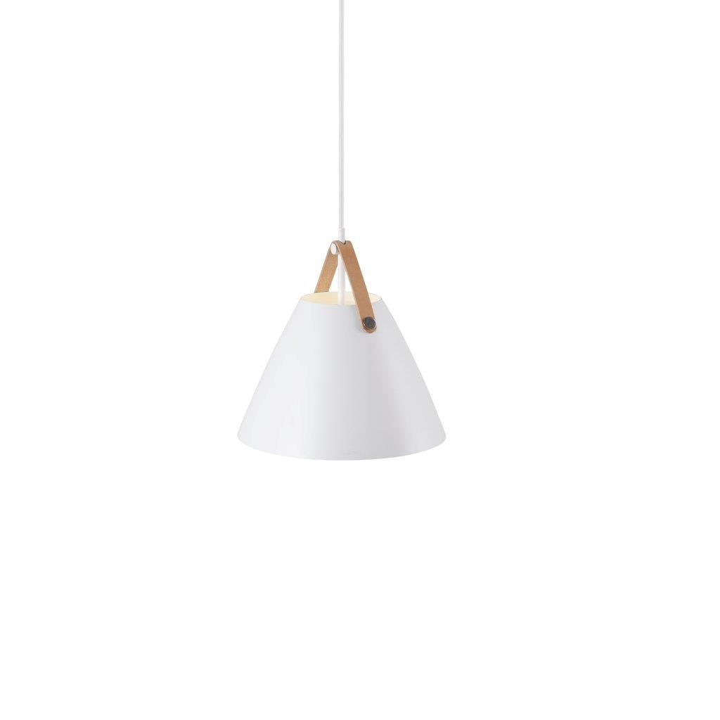 Levně NOR 84333001 Závěsné svítidlo Strap 27 1x40W E27 bílá - NORDLUX