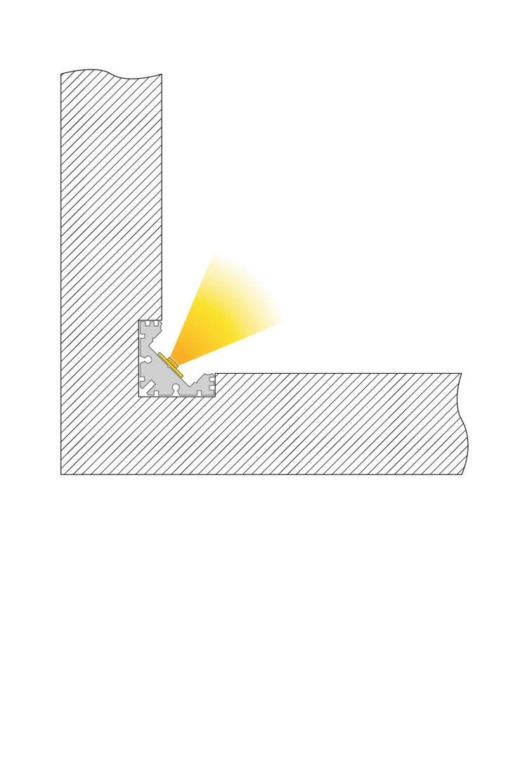 IMPR 975411 Rohový profil EV-04-12 2m - DEKOLIGHT (obrázek 3)