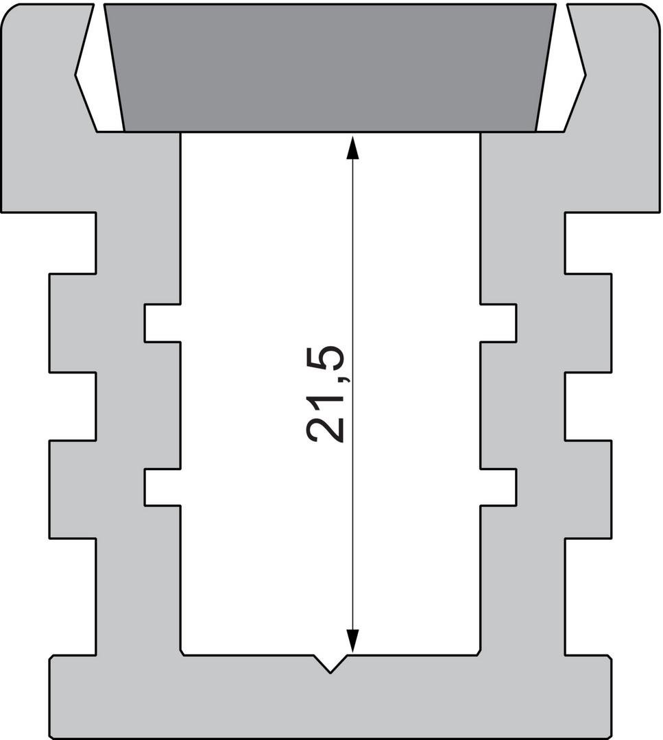 IMPR 981021 Koncovka C-I-EU-01-12 sada 2ks - DEKOLIGHT (obrázek 2)