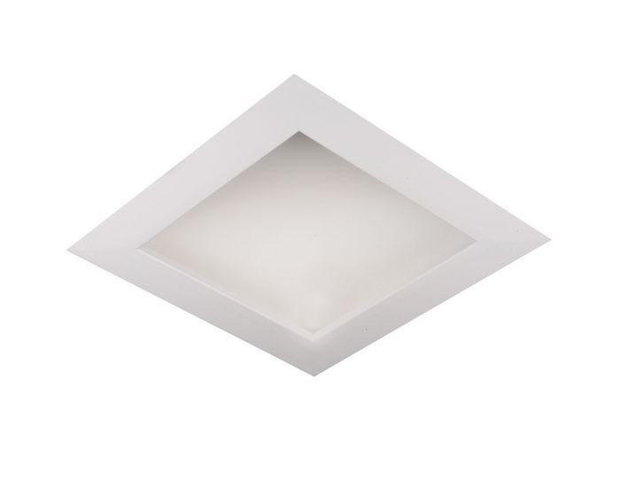 KHL K50415.02.RF.WH-WH.ST.8.40 Zápustné svítidlo TINA hranaté bílé LED 20W 4000K 180x180mm hranaté - KOHL-Lighting (starý kód: KHL K50416.W.4K)