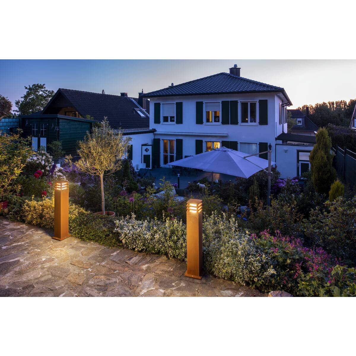 LA 233437 Venkovní svítidlo RUSTY 70 LED SQUARE, rezavé železo, LED 3000K - BIG WHITE (SLV) (obrázek 4)