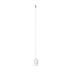 Obrázek pro produkt Závěsné svítidlo FENDA E27, bílé, bez rozety, bez stínítka, otevřený kabel - BIG WHITE (SLV)