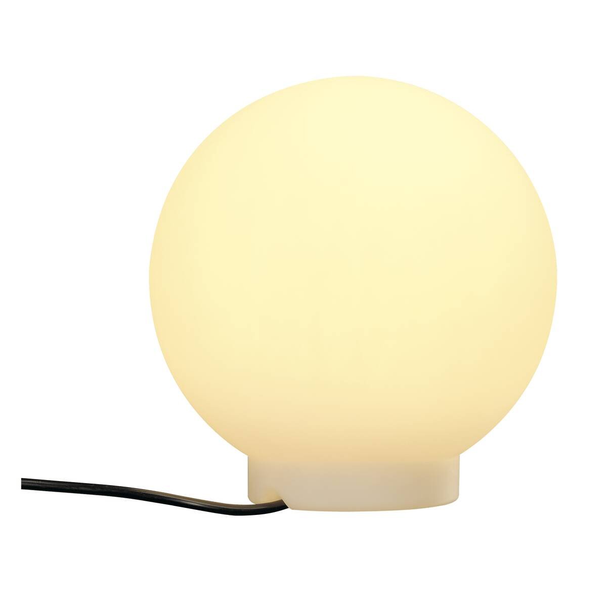 LA 227219 Venkovní svítidlo ROTOBALL FLOOR 25, bílé, E27, IP44 - BIG WHITE (SLV)
