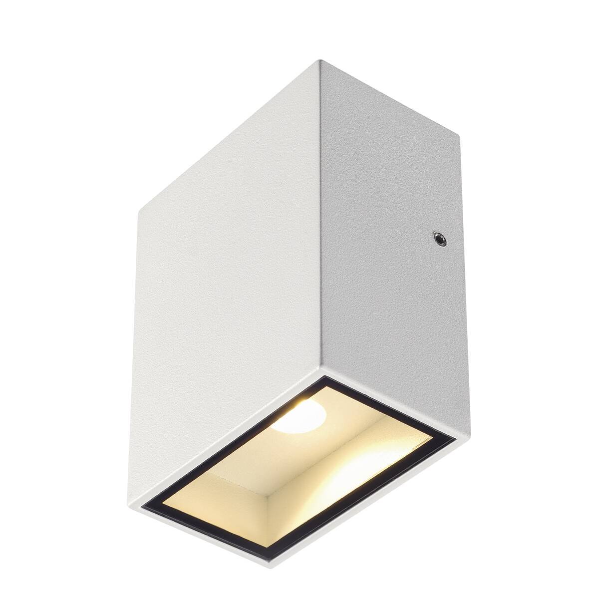 LA 232431 Nástěnné svítidlo QUAD XL, hranaté, bílé, LED, 1x3,2 W, 3000K - BIG WHITE (SLV)