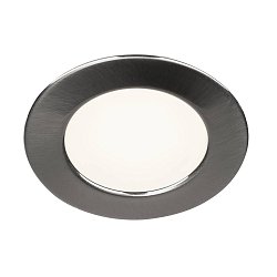 Obrázek pro produkt DL 126 LED, typ downlight, kulaté, kartáčovaný kov, teplá bílá, 12 V - BIG WHITE (SLV)