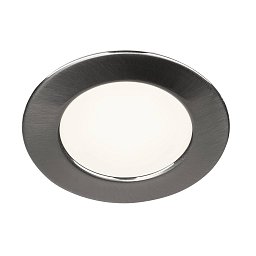 Obrázek pro produkt DL 126 LED, typ downlight, kulaté, kartáčovaný kov, teplá bílá, 12 V - BIG WHITE (SLV)